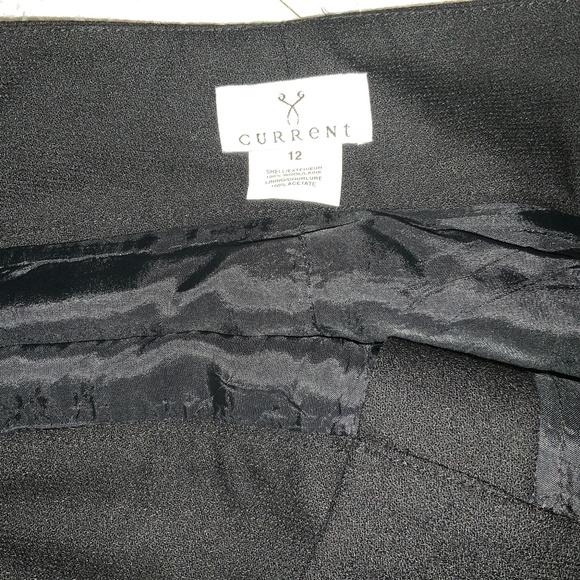 Women’s 2 pc Black Wool Pant Suit - Picture 6 of 6